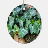 Ivy und Felsstein Keramik Ornament (Links)