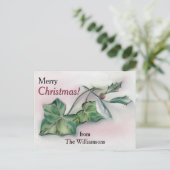 Ivy und Heilige Personalisierte Weihnachten (Stehend Vorderseite)