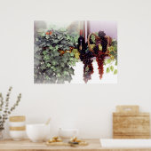 Ivy und Traubenschneide Poster (Küche)