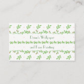 Ivy Vines and Buds Business Cards Visitenkarte (Vorderseite)