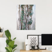Ivy & Vines on Woods Fence Poster (Heimbüro)