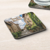 Ivy Walls in Sassi di Matera Italien Getränkeuntersetzer (Linke Seite)