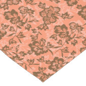 Iwalani Vintag Hawaiian Papaya Floral Kurzer Tischläufer (Ecke)