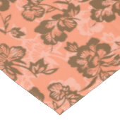 Iwalani Vintag Hawaiian Papaya Floral Tischdecke (Schrägansicht)