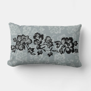 Iwalani Vintage Hawaiian Floral Band Reversible Lendenkissen