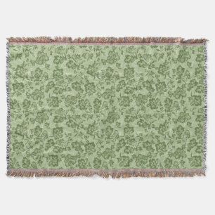 Iwalani Vintage Hawaiian Moos Floral Decke
