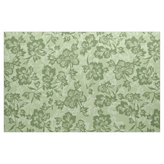 Iwalani Vintages hawaiisches Moos mit Blumen Stoff (Fat Quarter (45,7 x 55,9 cm))