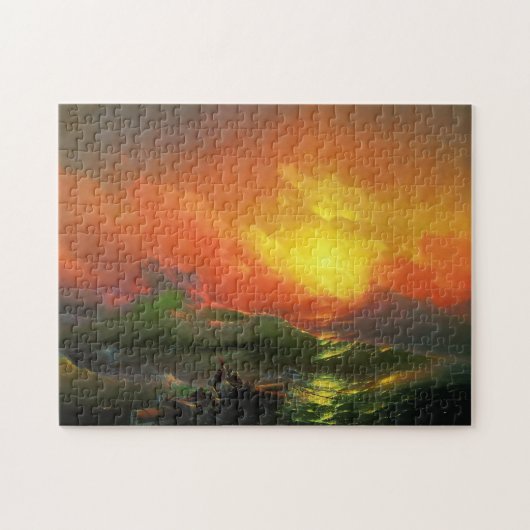 IWAN AIVAZOVSKY - Die 9. Welle 1850 Puzzle (Horizontal)