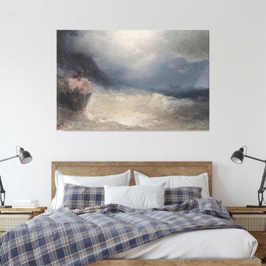 Iwan Konstantinowitsch Aiwasowski - Der Überlebend Leinwanddruck (Insitu (Schlafzimmer))