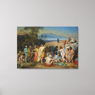 Iwanows Die Erscheinung Christi gegenüber dem Volk Leinwanddruck