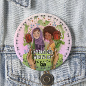 IWD 2026 Give To Gain Mandala Button | Groß