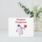 iWin uLose Ping Pong Postkarte (Stehend Vorderseite)