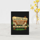 Iwishabish Woods Land Of Audacity Funny Camng Desi Karte (Gelbe Blume)