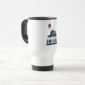 Iwo Jima Amerika 250 Reisebecher (Vorderseite Links)