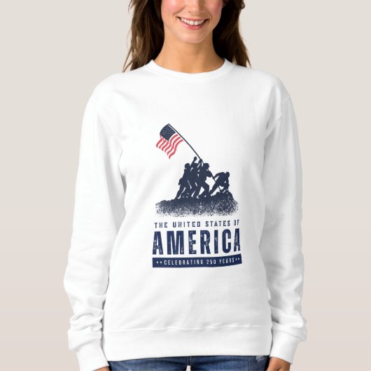 Iwo Jima Amerika 250 Sweatshirt (Vorderseite)