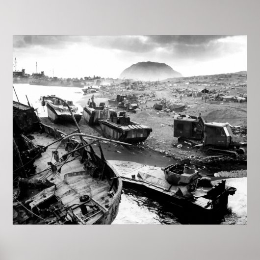Iwo Jima Beach Poster (Vorne)