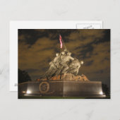 Iwo Jima bei der Nachtpostcard Postkarte (Vorne/Hinten)