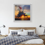 iwo jima bild leinwanddruck (Insitu (Schlafzimmer))