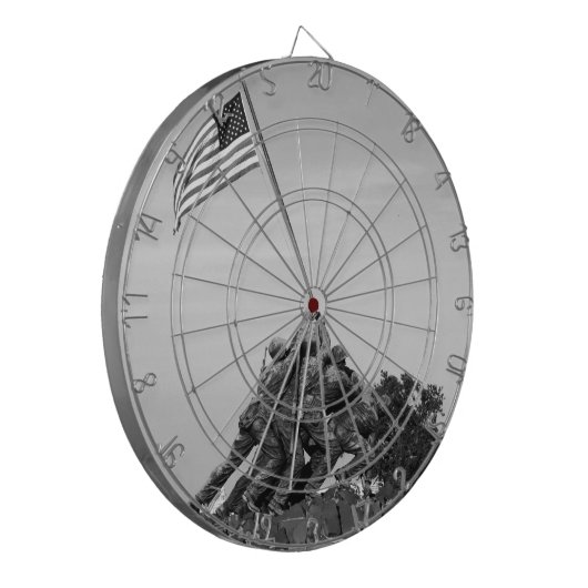 Iwo Jima Dartscheibe (Vorderseite Links)