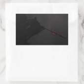 Iwo Jima Flag Rechteckiger Aufkleber (Tasche)