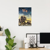 Iwo Jima: Marines Poster (Heimbüro)