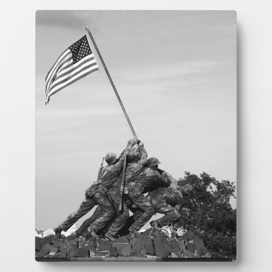 Iwo Jima Memorial Fotoplatte (Vorderseite)