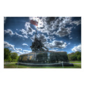 Iwo Jima Memorial (Großformat) Fotodruck (Vorne)