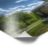 Iwo Jima Memorial (Großformat) Fotodruck (Ecke)