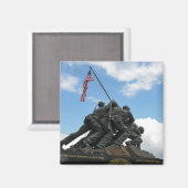 Iwo Jima Memorial in Washington DC Magnet (Vorderseite/Rückseite)