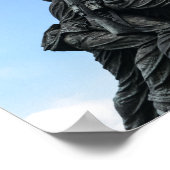 Iwo Jima Memorial in Washington DC Poster (Ecke)