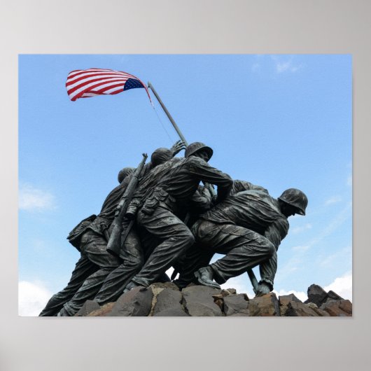 Iwo Jima Memorial in Washington DC Poster (Vorne)