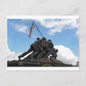 Iwo Jima Memorial in Washington DC Postkarte (Vorderseite)