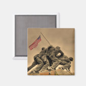 IWO JIMA MEMORIAL MAGNET (Vorderseite/Rückseite)