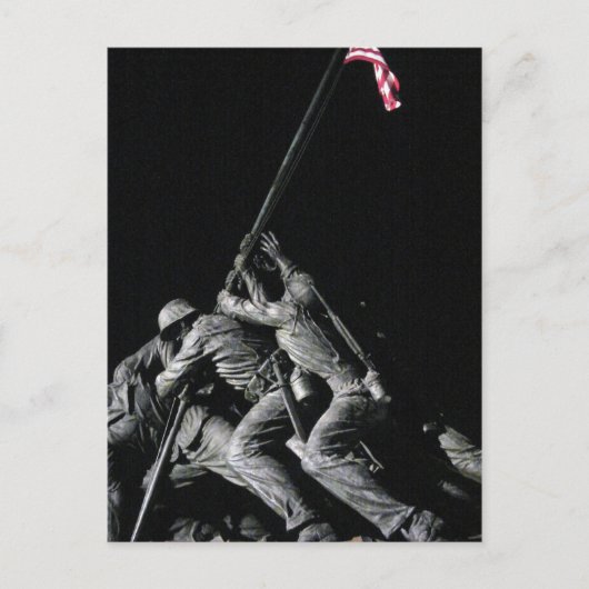 Iwo Jima Memorial Postkarte (Vorderseite)