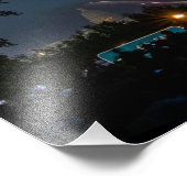 Iwo Jima Memorial Während des Feuerwerks am 4. Jul Fotodruck (Ecke)