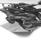 Iwo Jima Raising American Flag Poster (Ecke)