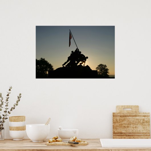 Iwo Jima Sunrise Poster (Küche)