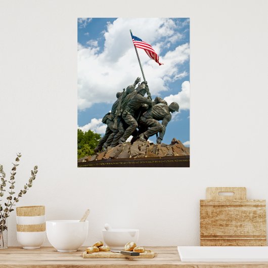 Iwo Jima - West Side View Poster (Küche)