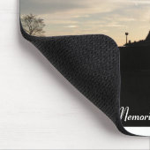 Iwojima-Denkmal am Sonnenuntergang Mousepad (Ecke)