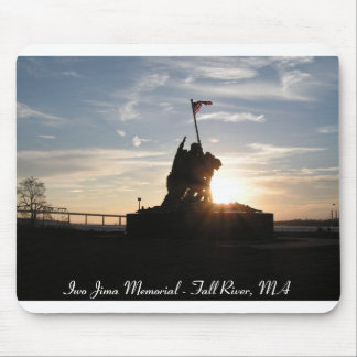 Iwojima-Denkmal am Sonnenuntergang Mousepad