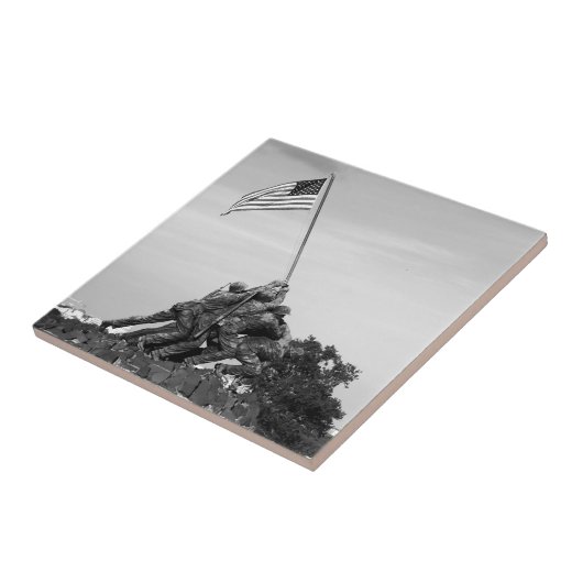 Iwojima-Denkmal Fliese (Seite)