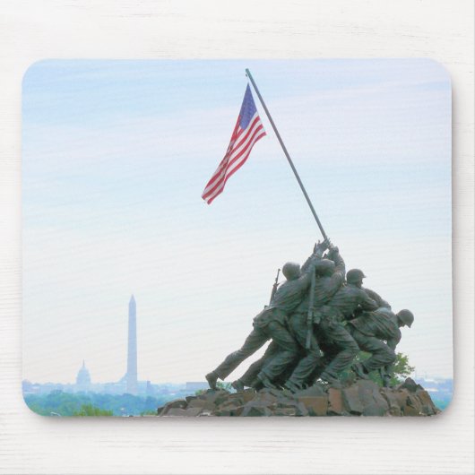 Iwojima-Denkmal-Washington DC Mousepad (Vorne)