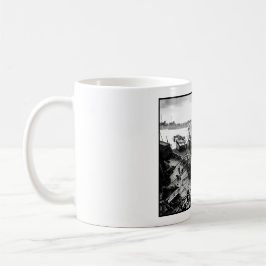 Iwojima-Strand-Malerei Kaffeetasse (Links)