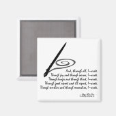 Iwriting Magnet (Vorderseite/Rückseite)