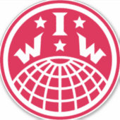 IWW Logo-Aufkleber Aufkleber (Vorderseite)