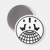 IWW Logo-Magnet Magnet (Vorderseite/Rückseite)
