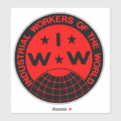 IWW-Logo - Wobbys Aufkleber (Blatt)