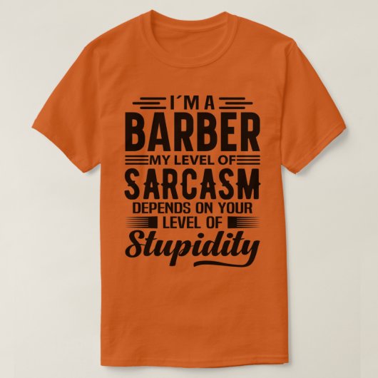 Ix27m A Barber T-Shirt (Design vorne)