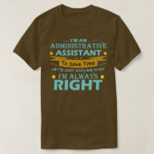 Ix27m ein administrativer Assistent zum rett der G T-Shirt (Design vorne)