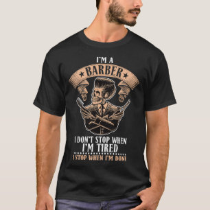 Ix27M Ein Friseursalon Sprichwort Sarcastic Friseu T-Shirt